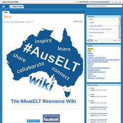 AusELT Resource Wiki [licensed for non-commercial use only] / Home