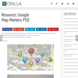 resource: google map markers psd