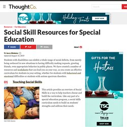 Social Skill Resource for Special Education