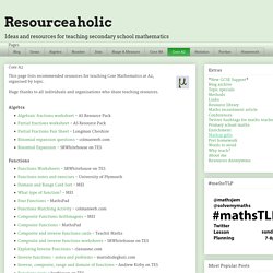 Resourceaholic: Core A2