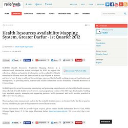 Health Resources Availability Mapping System