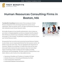 Human Resources Services Available in Boston, MA