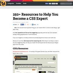 250+ Resources to Help You Become a CSS Expert