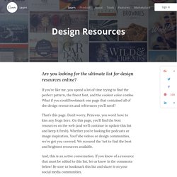 Design Resources – The Best Curated Collection For Designers