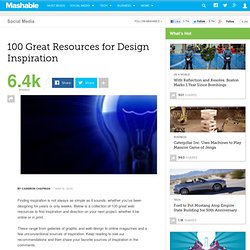 100 Great Resources for Design Inspiration