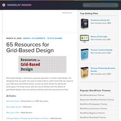 65 Resources for Grid-Based Design