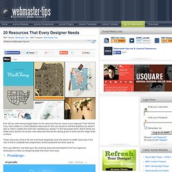 20 Resources That Every Designer Needs