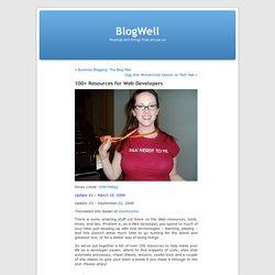 100+ Resources for Web Developers