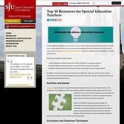 Top 10 Resources for Special Education Teachers
