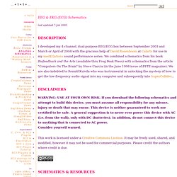 Resources / EEG/EKG Schematics