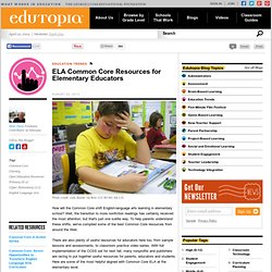 ELA Common Core Resources for Elementary Educators