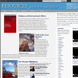 Berkley Center for Religion, Peace & World Affairs - Knowledge Resources
