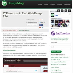 27 Places to Find Web Design Jobs