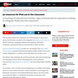 50 resources for iPad use in the classroom