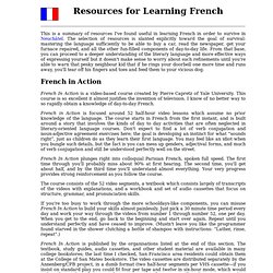 Resources for Learning French