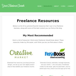 Resources – Your Freelance Career – Start your freelance graphic design business and work from home.