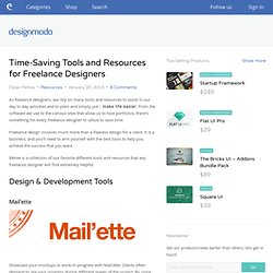 Time-Saving Tools and Resources for Freelance Designers