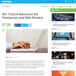 85+ Tools & Resources for Freelancers and Web Workers