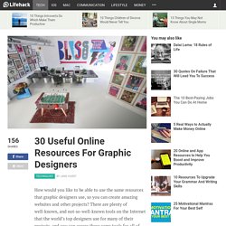 30 Useful Online Resources For Graphic Designers