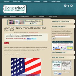 American History Themed Resources and Freebies!
