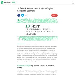 10 Best Grammar Resources for English Language Learners