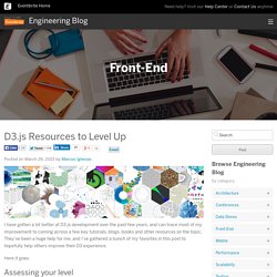 D3.js Resources to Level Up