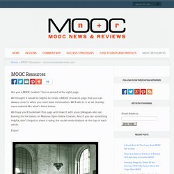 MOOC Resources