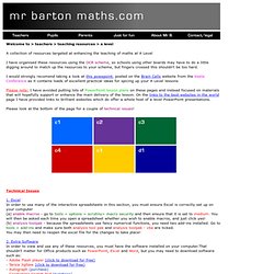 Free A Level Maths Teaching Resources from MrBartonMaths.com