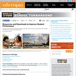 Resources and Downloads to Improve Student Performance