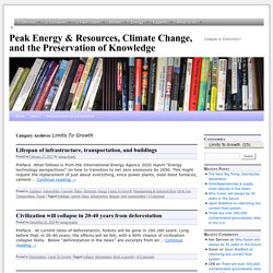 Peak Energy & Resources, Climate Change, and the Preservation of Knowledge