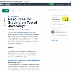 Resources for Staying on Top of JavaScript