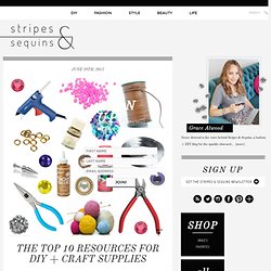 Top 10 Resources for DIY Supplies