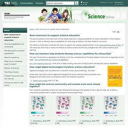 New resources to support science education / Home - Science Online