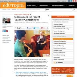 5 Resources for Parent-Teacher Conferences