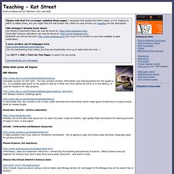 Useful KS3 Science Links - Resources for Teachers - illiquation.co.uk