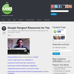 Google Hangout Resources for Teachers
