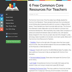 6 Free Common Core Resources for Teachers Always Prepped Blog