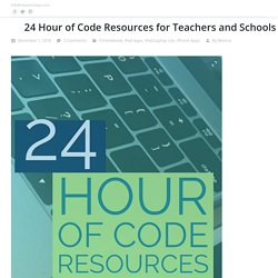 24 Hour of Code Resources for Teachers and Schools