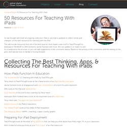 50 Resources For Teaching With iPads