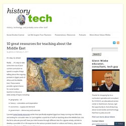 10 great resources for teaching about the Middle East