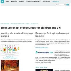 /CELV > Resources > Treasure Chest of Resources > Parents > Pre-primary