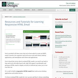 Resources and Tutorials for Learning Responsive HTML Email