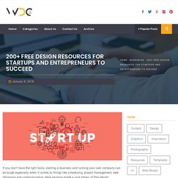 200+ Free Design Resources for Startups to Succeed