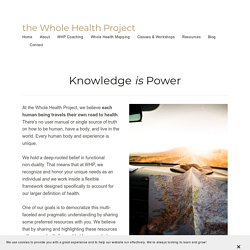 Resources — the Whole Health Project