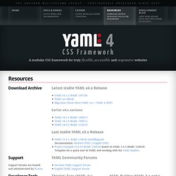 Resources – YAML CSS Framework
