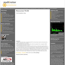 Resources – YS-X6 « MultiRotor