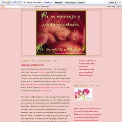 Por un parto respetado.: Toallitas y pañales 'ECO'