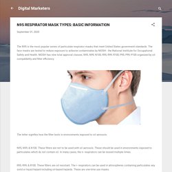 N95 RESPIRATOR MASK TYPES: BASIC INFORMATION