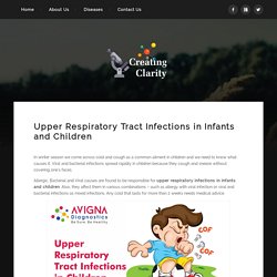 Upper Respiratory Tract Infections in Infants and Children