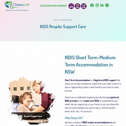 NDIS Respite Care NSW, Central Coast, Wagga Wagga, Hunter New England